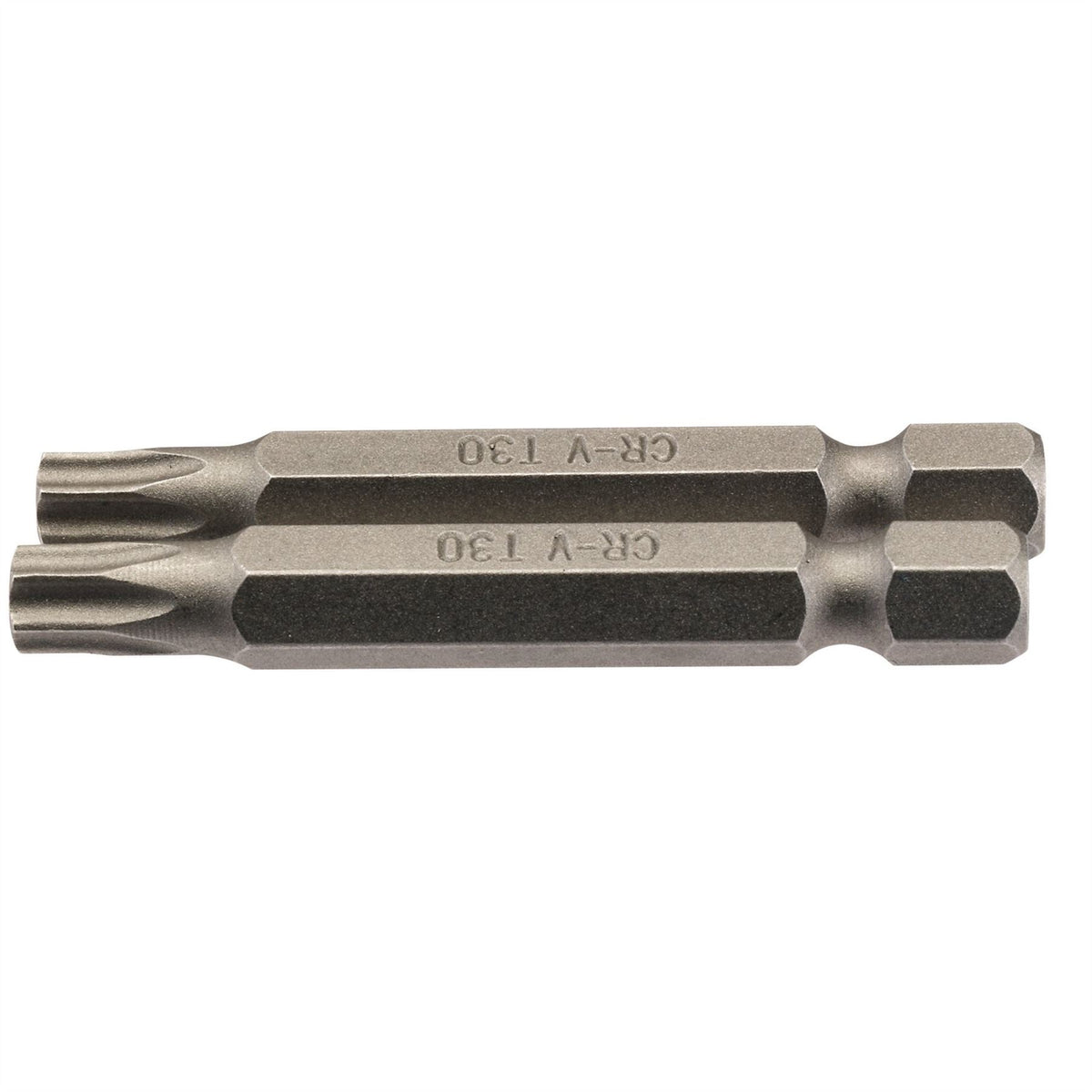 Draper TX-STAR® Insert Bit 1/4" Hex 50mm Long T30 (Pack of 2) 66491  White Rose Tools
