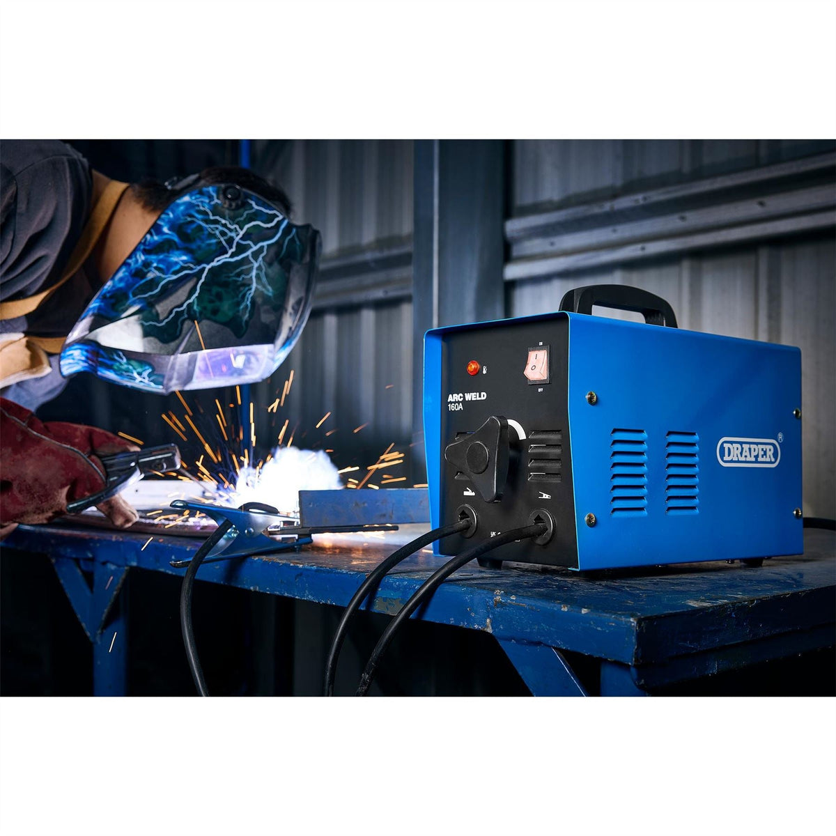 Draper ARC Welder 160A 71090  White Rose Tools
