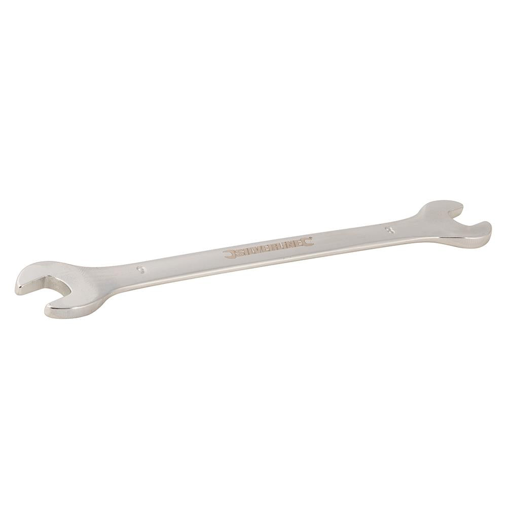 Silverline Open End Spanner Double Ended - Choose Size  White Rose Tools