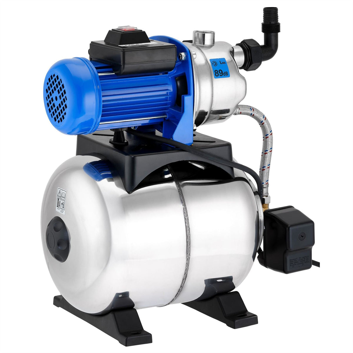 Draper 230V Stainless Steel Booster Pump 50L/min 800W 27483  White Rose Tools
