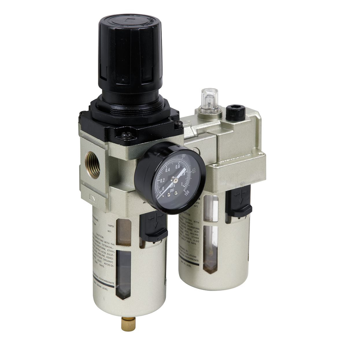 Sealey Air Filter/Regulator/Lubricator Max Airflow 105cfm 