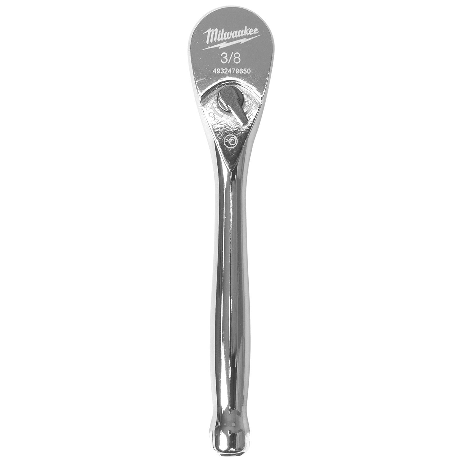 Milwaukee Ratchet Handle Socket Wrench Compact 3/8" Drive 127mm 5 inch 90 Tooth