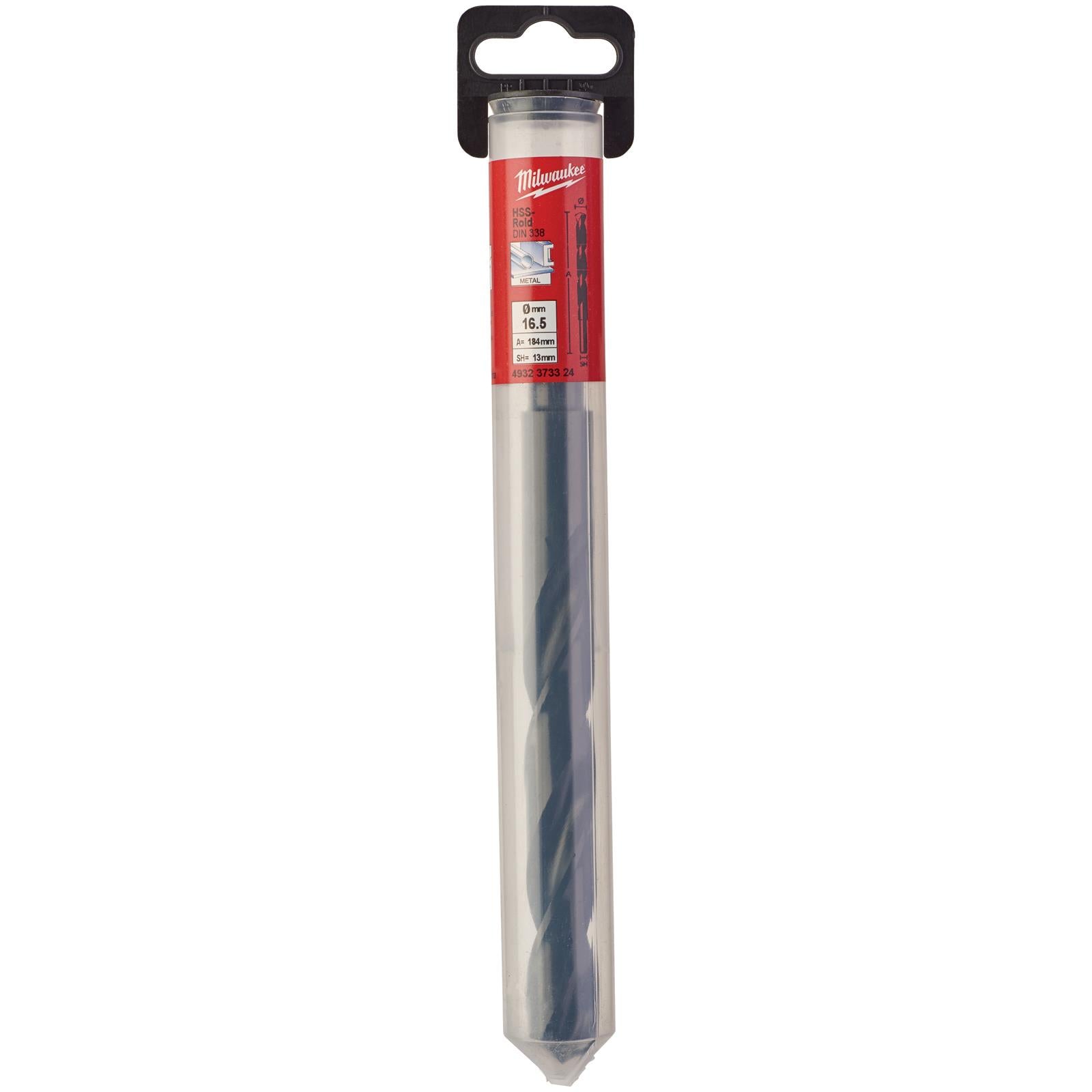Milwaukee Metal Drill Bits HSS Rollforged with Reduced Shank DIN 338 