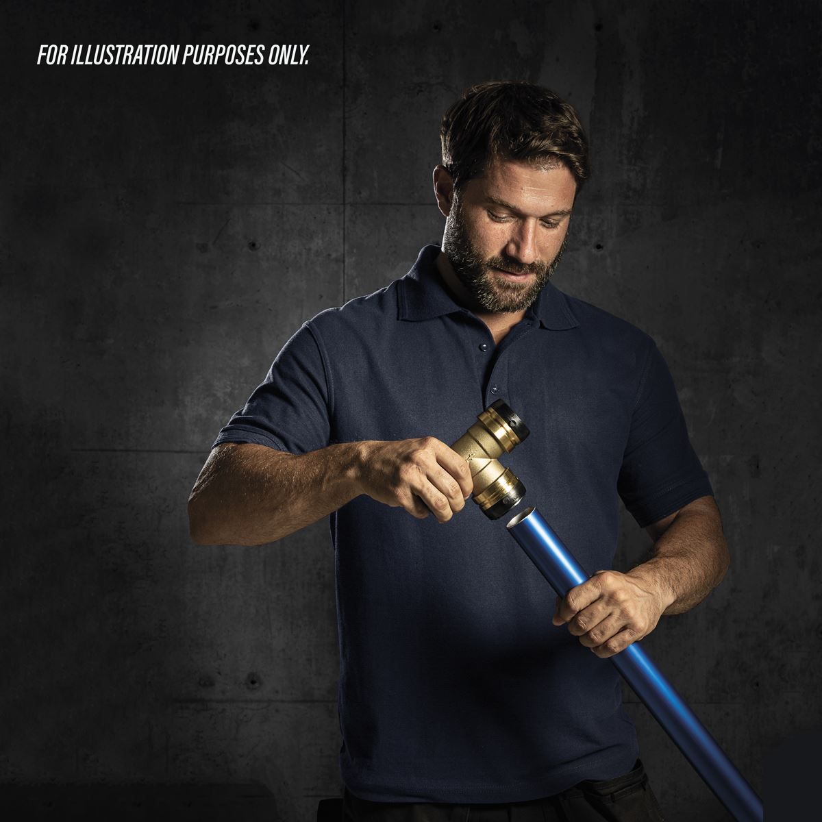 John Guest SharkBite® Reducing Tee 22-15mm 