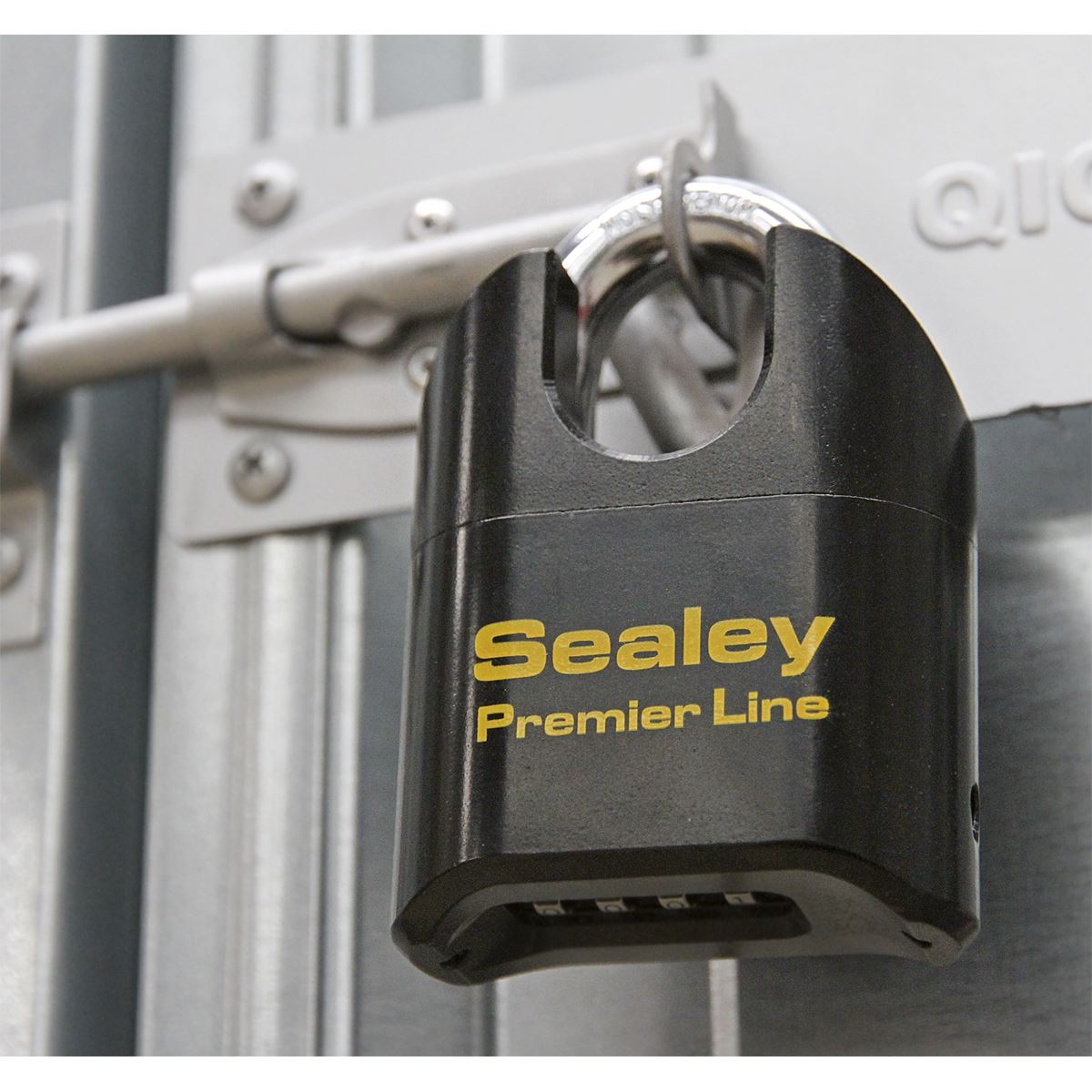 Sealey Premier Steel Body Combination Padlock Shrouded Shackle 62mm 
