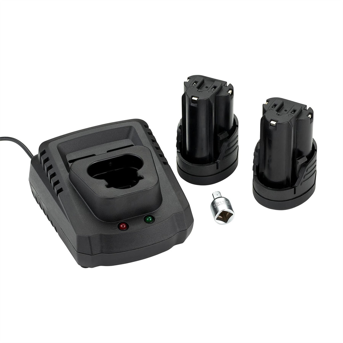 Draper 12V Ratchet Kit 2 x 1.5Ah Batteries 1 x Fast Charger 1 x Tool bag 23649  White Rose Tools