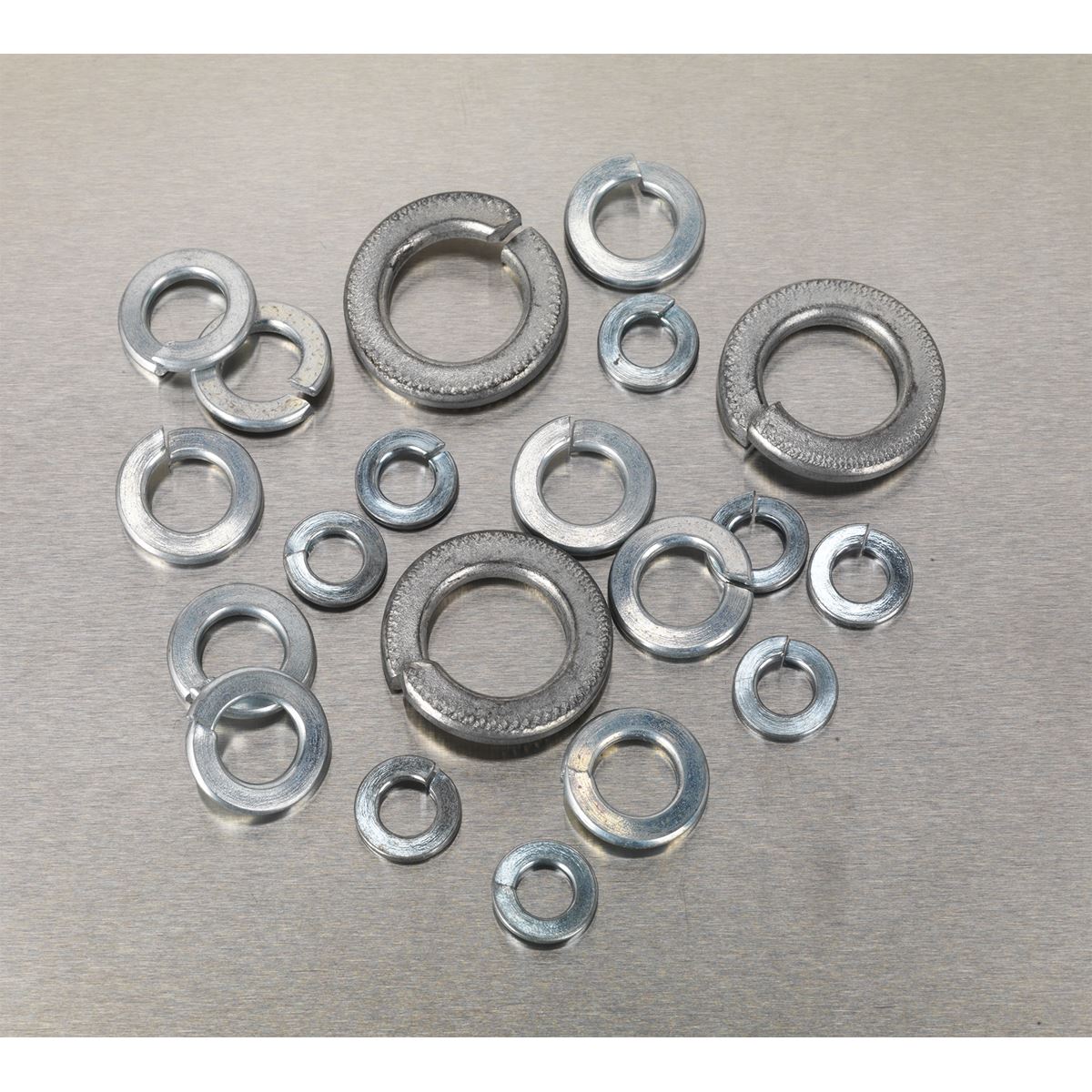 Sealey Spring Washer Assortment 1010pc DIN 127B M6-M16 Metric Zinc 
