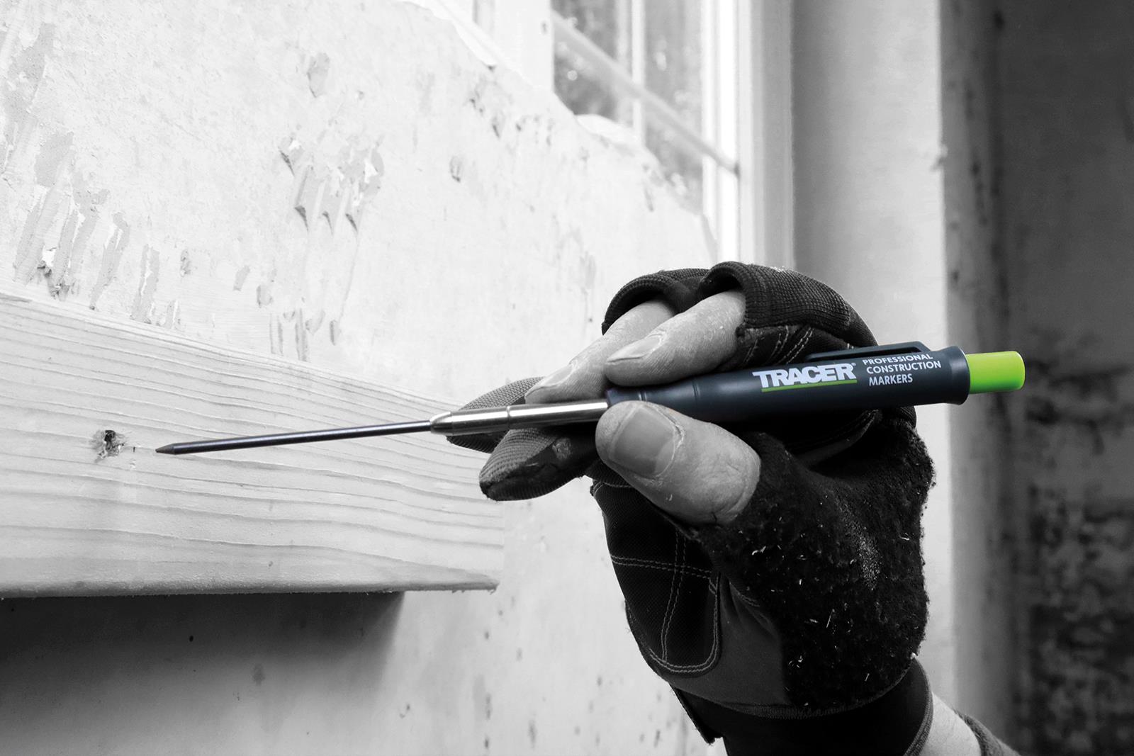 TRACER Deep Hole Pencil Marker and Site Holster 100mm Depth 