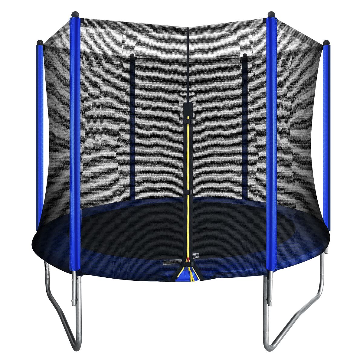 Dellonda 8ft Heavy-Duty Outdoor Trampoline with Safety Enclosure Net