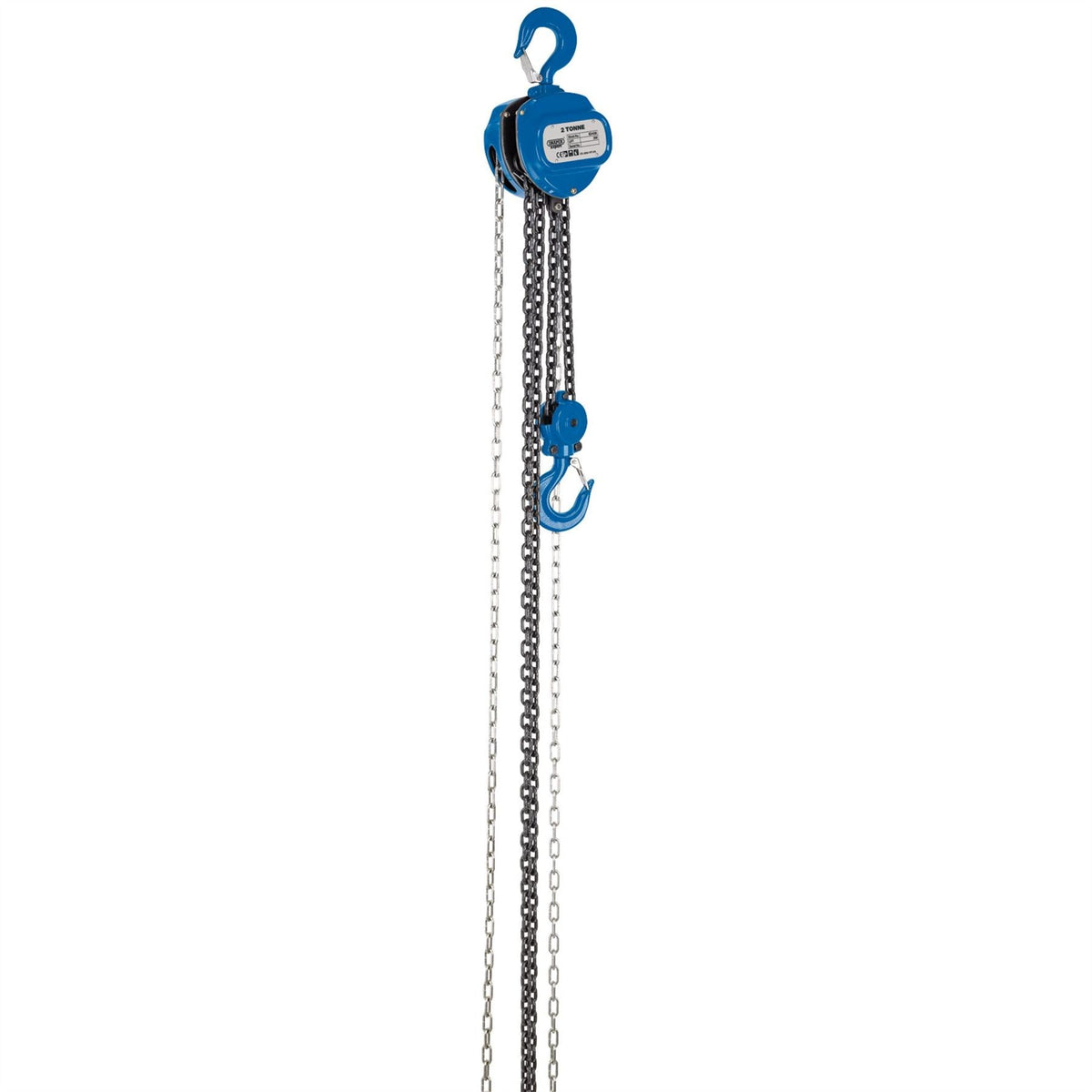 Draper Expert Chain Hoist/Chain Block 2 Tonne 82458  White Rose Tools