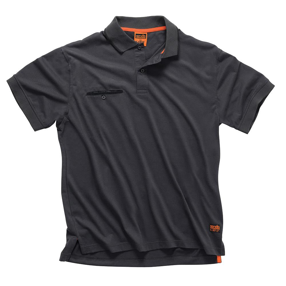 Scruffs Worker Polo Graphite L T54668