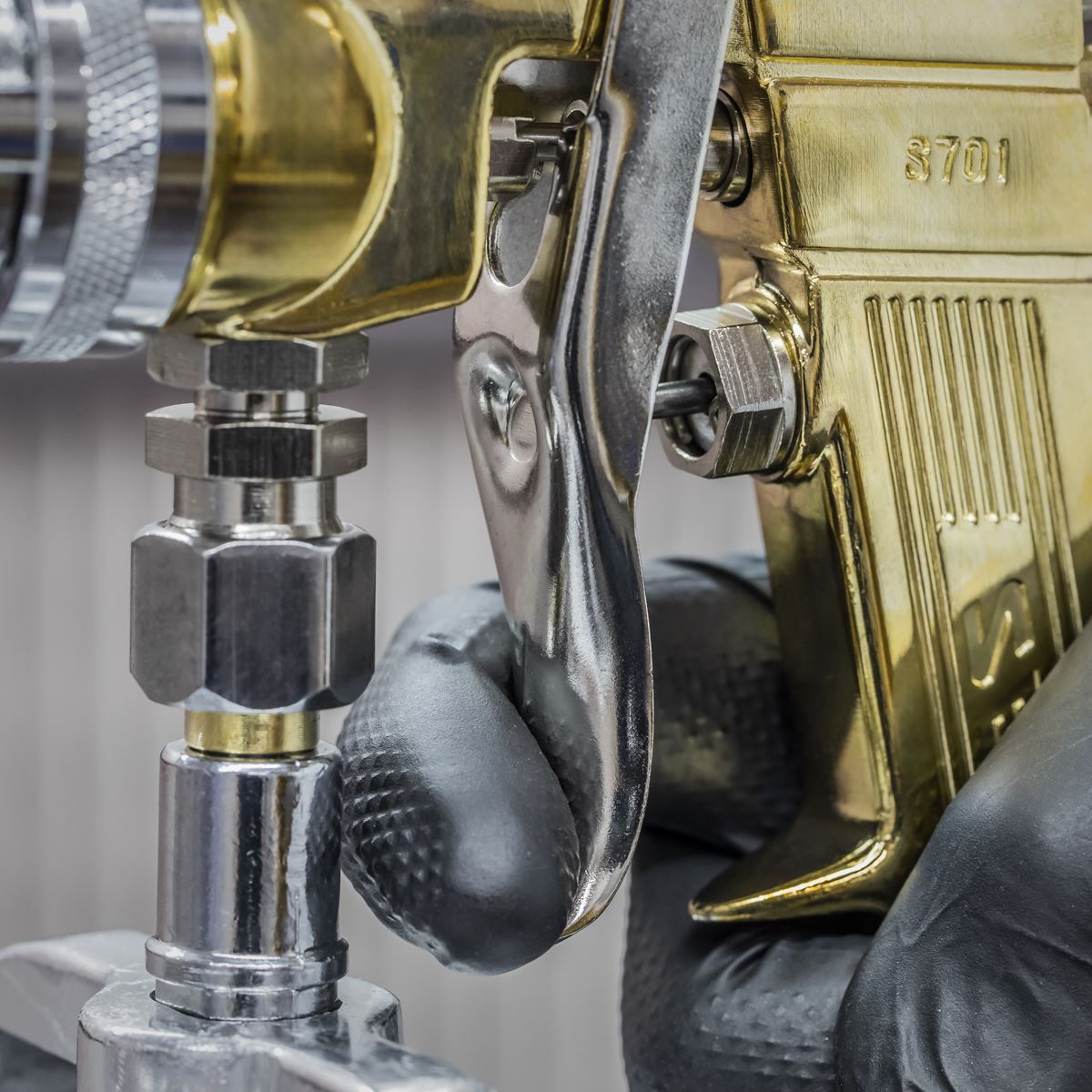Sealey Spray Gun Professional Suction Feed - 1.8mm Set-Up 