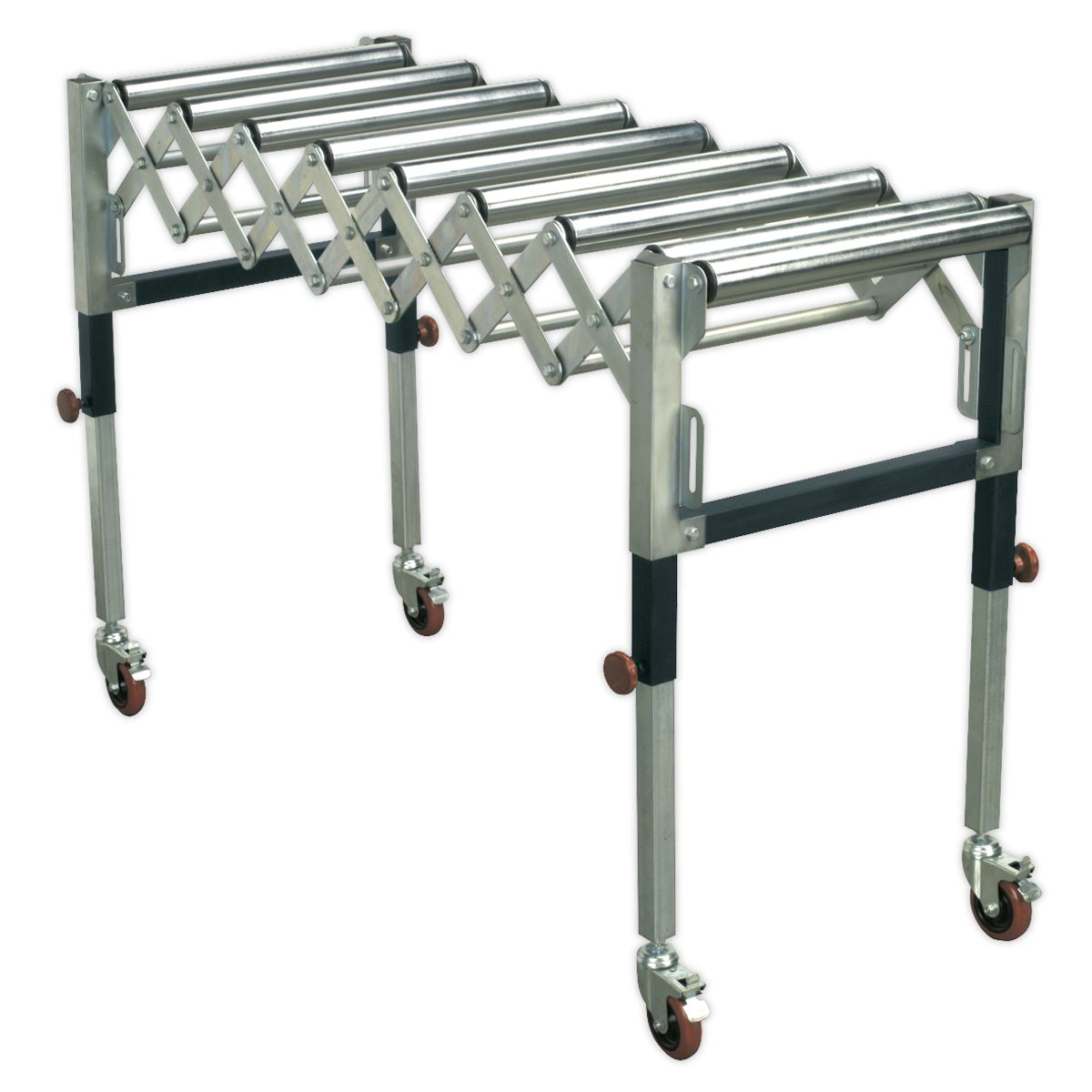 Sealey Adjustable Roller Stand 450-1300mm 130kg Capacity 