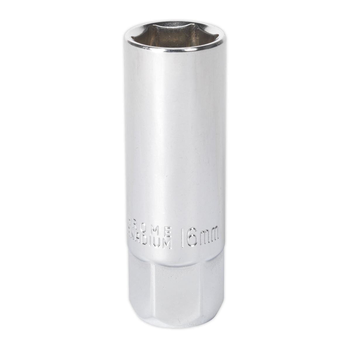 Sealey Spark Plug Socket 16mm 3/8"Sq Drive - Magnetic