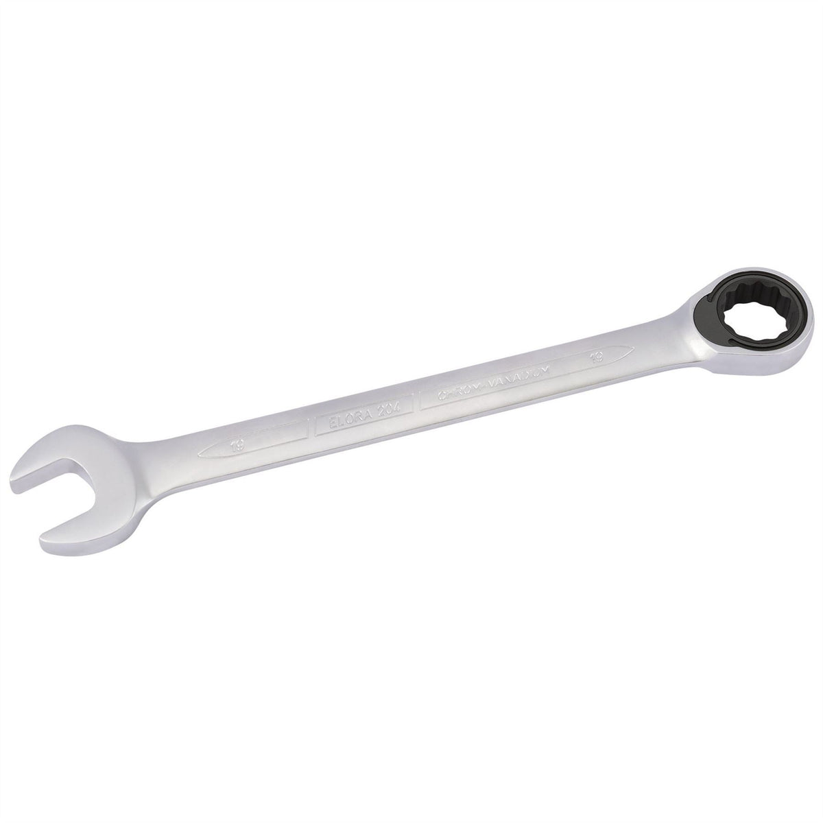 Elora Metric Ratcheting Combination Spanner 19mm 58698  White Rose Tools