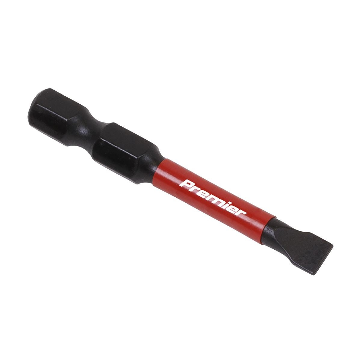 Sealey Premier Slotted 5.5mm Impact Power Tool Bits 50mm - 3pc 