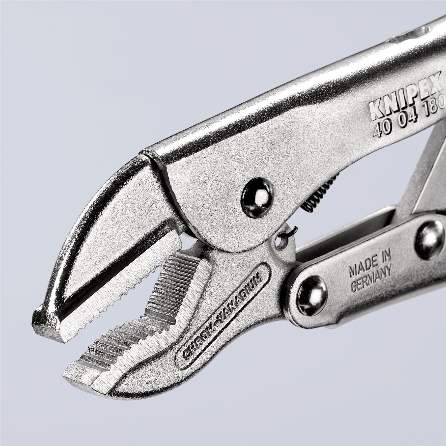 KNIPEX Universal Grip Locking Pliers Mole Grips 180mm Galvanised 40 04 180