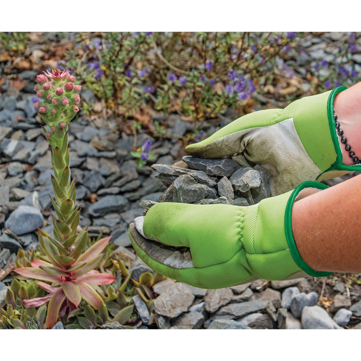 Draper Expert Medium Duty Gardening Gloves M 82620  White Rose Tools
