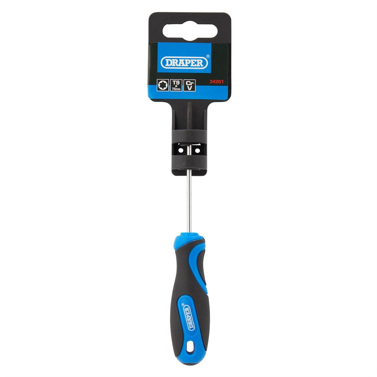 Draper TX-STAR® Soft Grip Screwdriver T9 34261  White Rose Tools
