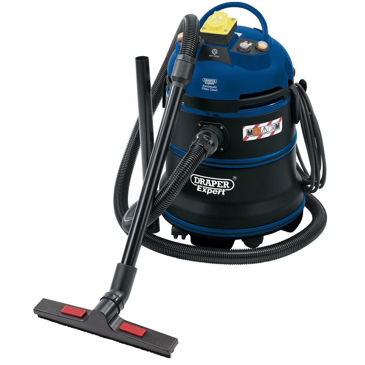 Draper Expert 110V M-Class Wet and Dry Vacuum Cleaner 35L 1200W 86685  White Rose Tools
