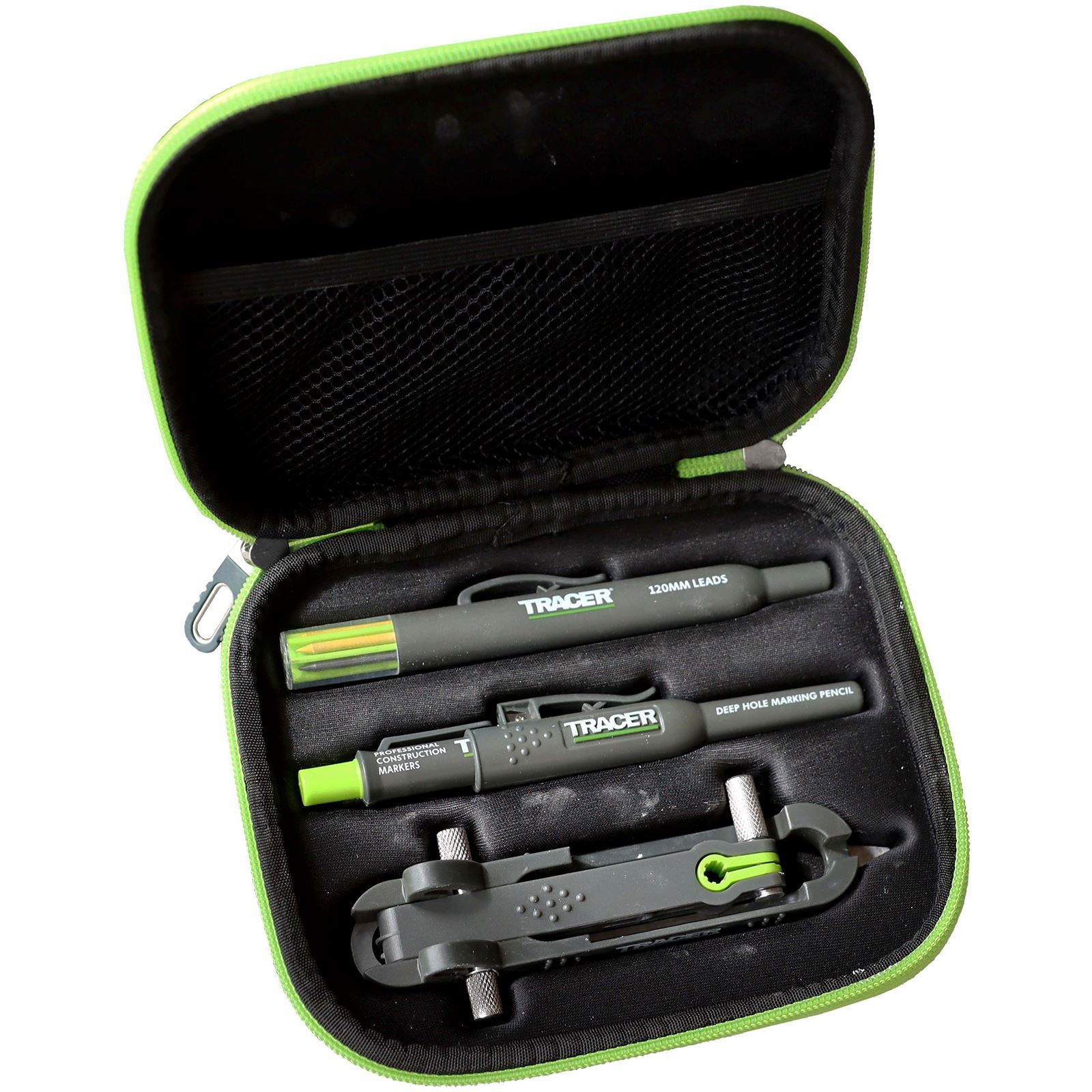 TRACER Pro Scribe Tool Deep Hole Pencil and 6 Replacement Lead Holster 