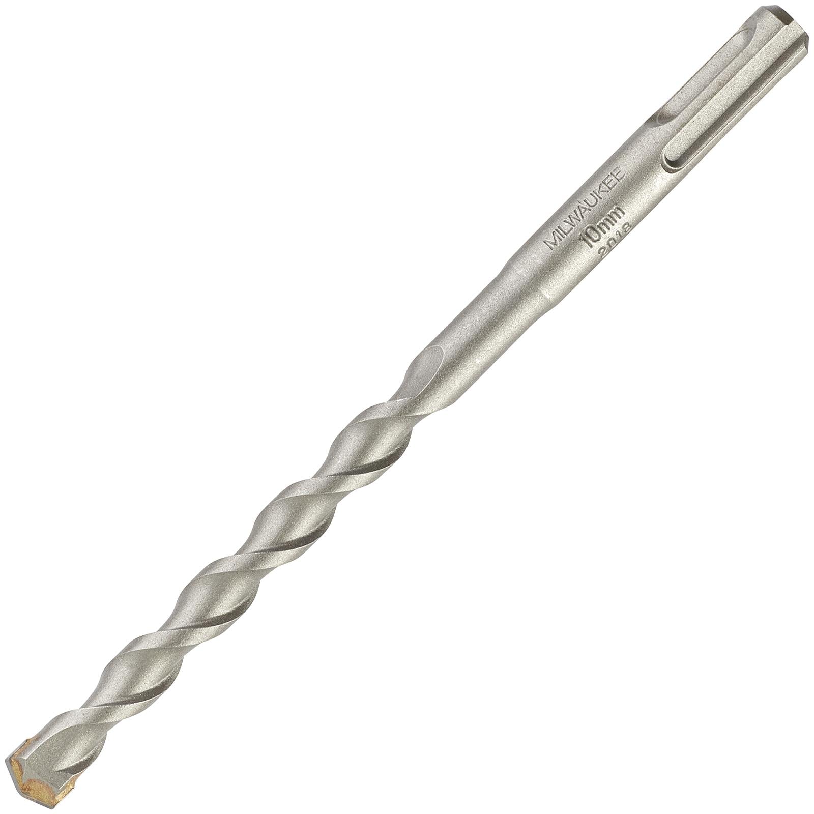 Milwaukee SDS Plus Contractor Hammer Drill Bits 2 Cut 
