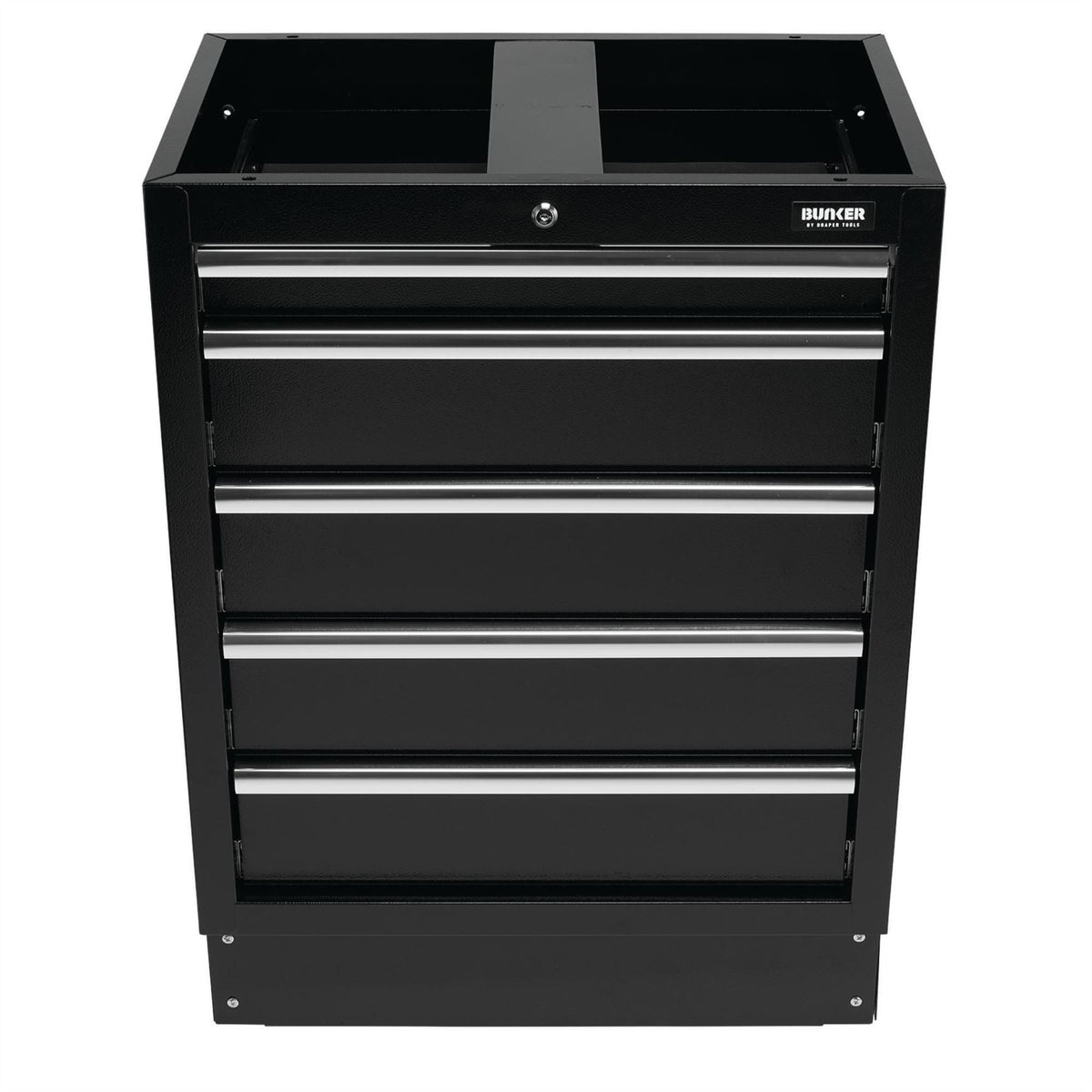 BUNKER Modular Floor Cabinet 5 Drawer 680mm 31387  White Rose Tools