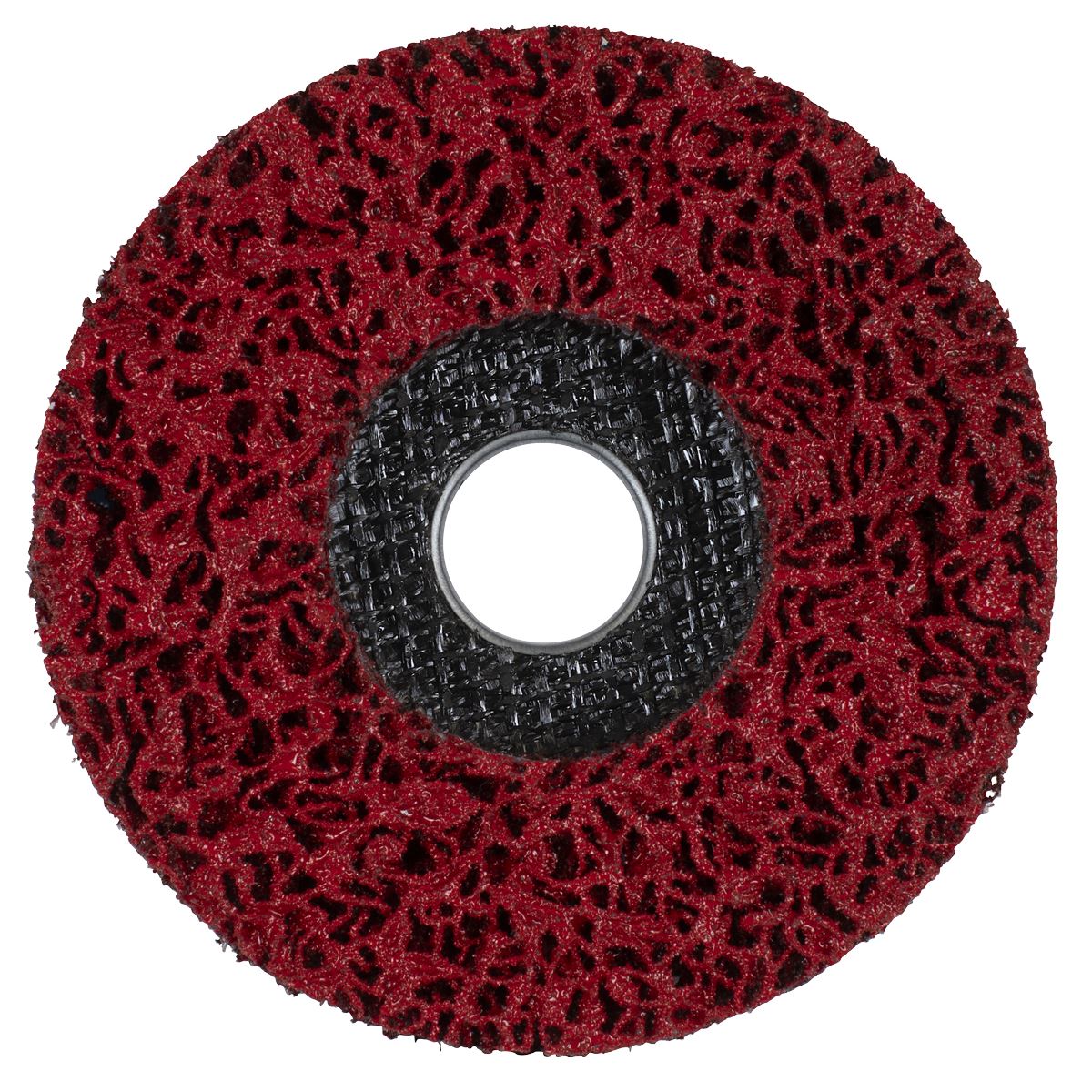 Sealey Polycarbide Abrasive Strip Disc 115 x 13 x 22mm - Red