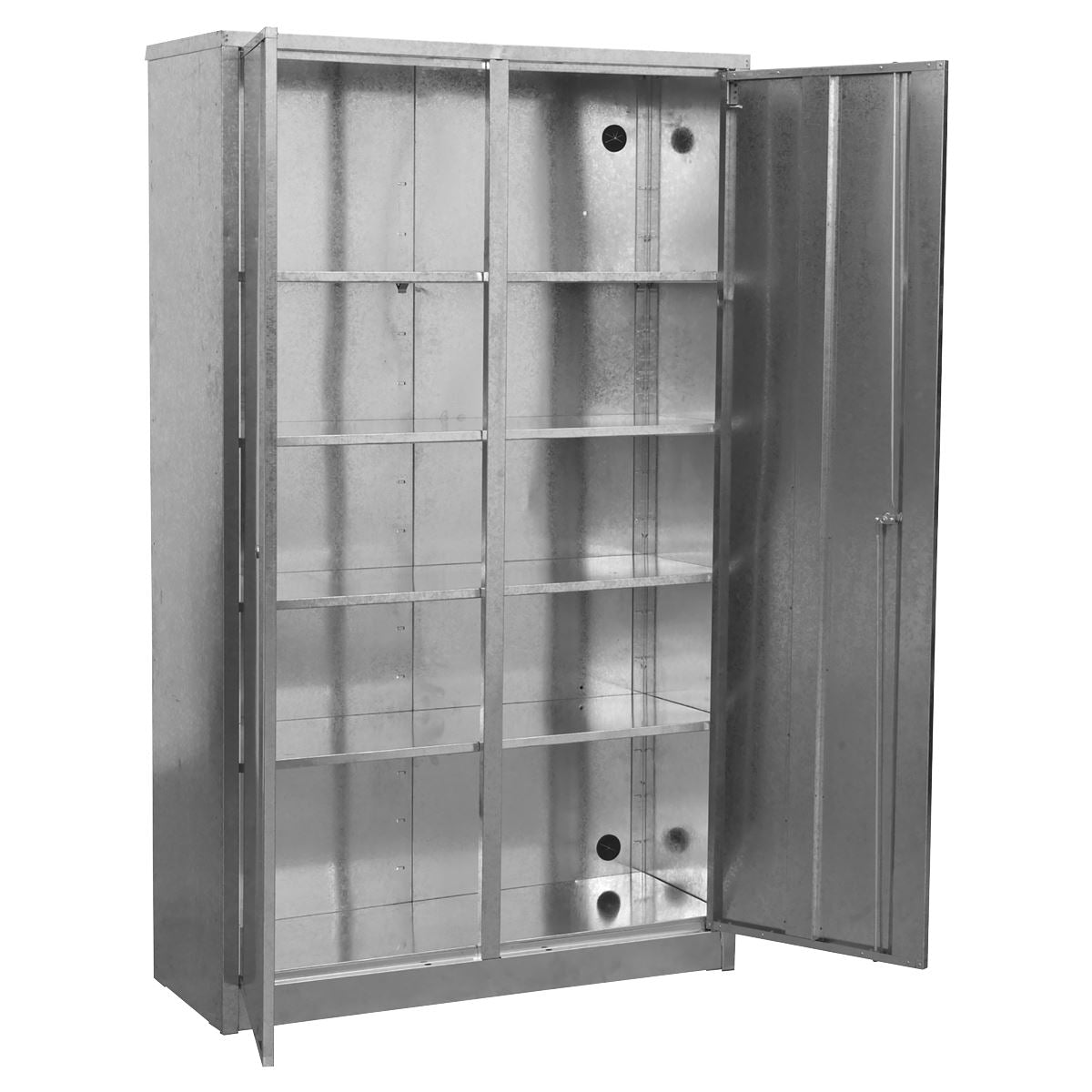 Sealey Galvanized Steel Floor Cabinet 4-Shelf Extra-Wide 