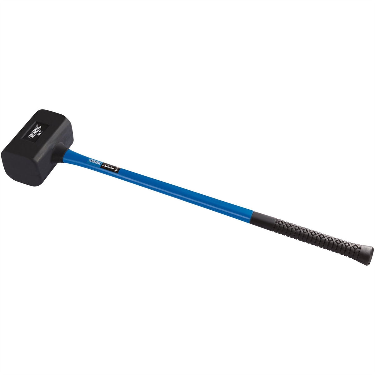 Draper Rubber Dead Blow Hammer with Fibreglass Shaft 3.6kg/8lb 74318  White Rose Tools