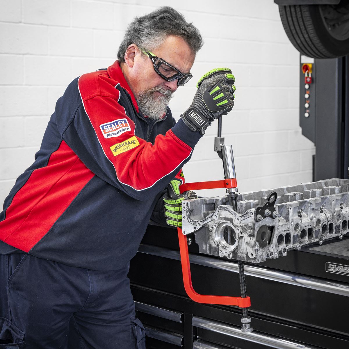 Sealey Valve Spring Compressor Set 8pc