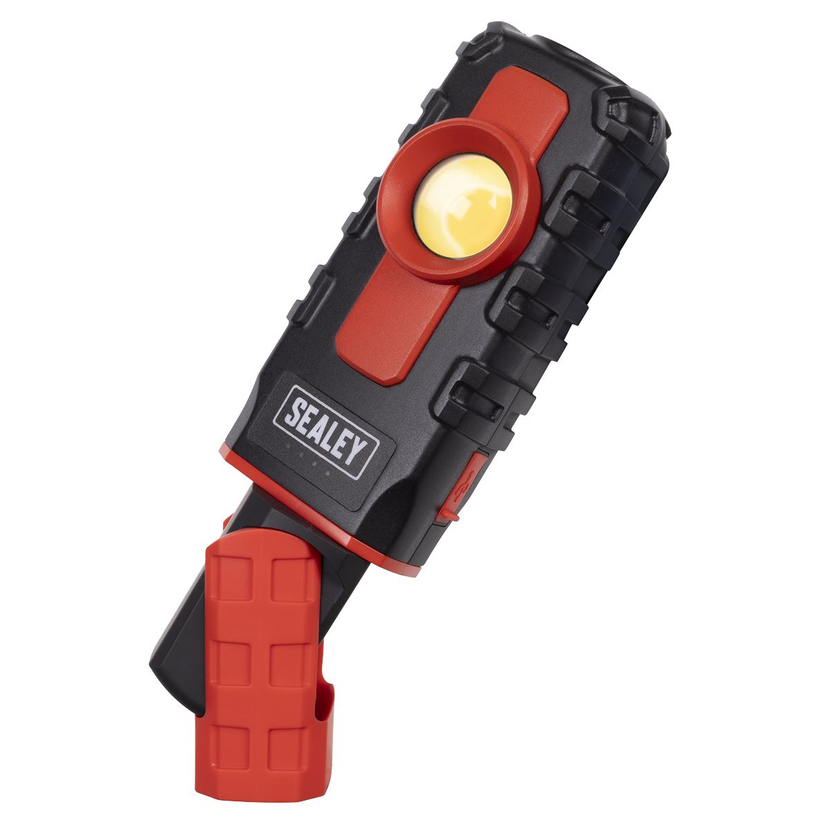 Sealey LED Twist Rechargeable Inspection Light 6W COB LED & 1W SMD LED Colour Match CRI 96+  White Rose Tools