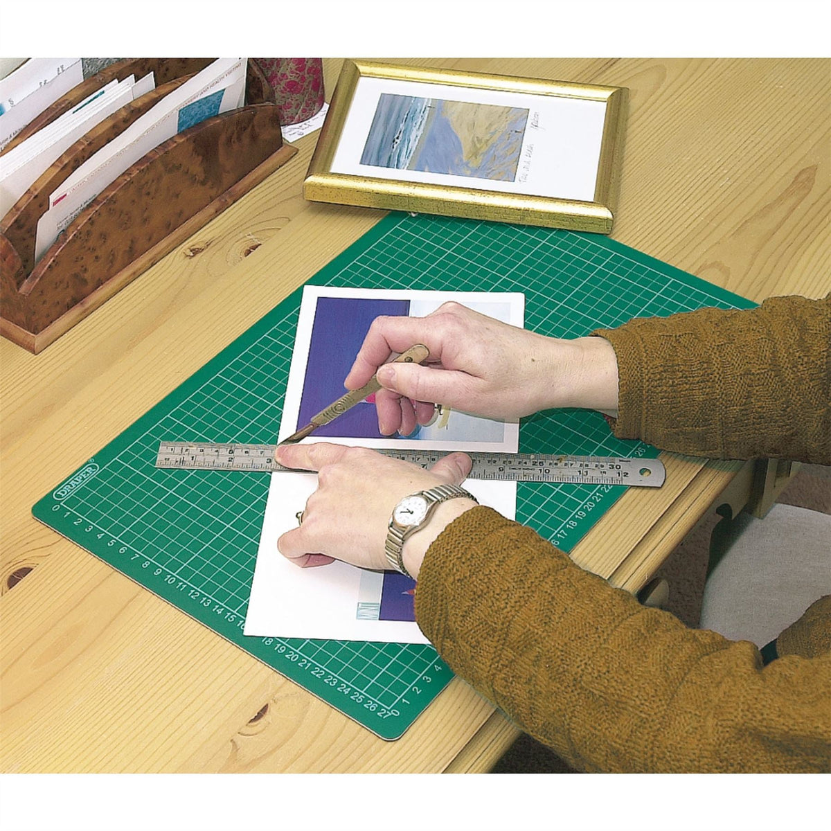 Draper Cutting Mat 300 x 450 69335  White Rose Tools