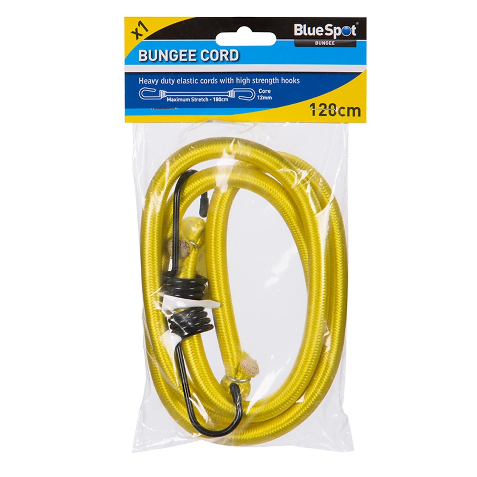 BlueSpot Bungee Cord 120cm Yellow 