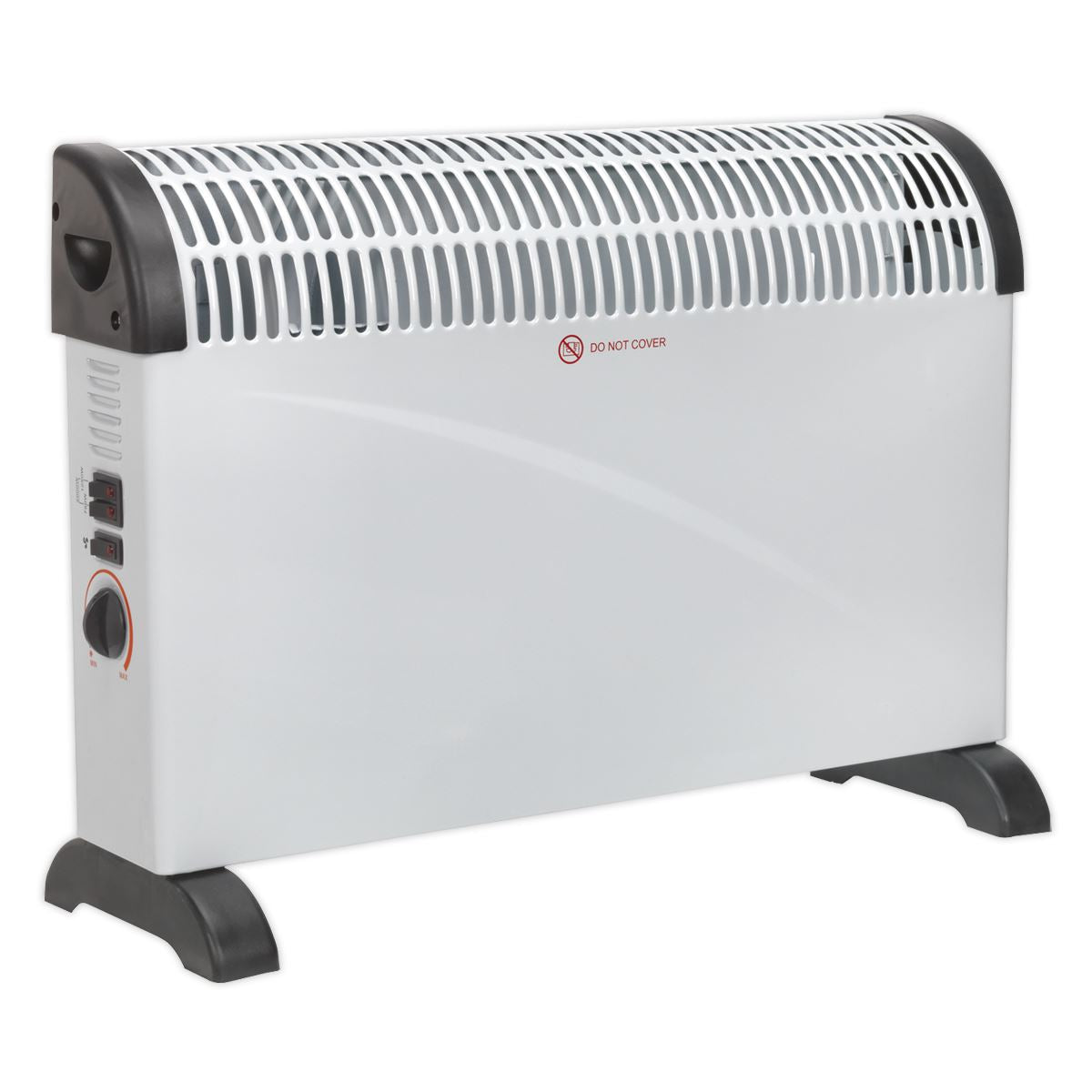 Sealey Convector Heater 2000W 3 Heat Settings Thermostat Turbo Fan 