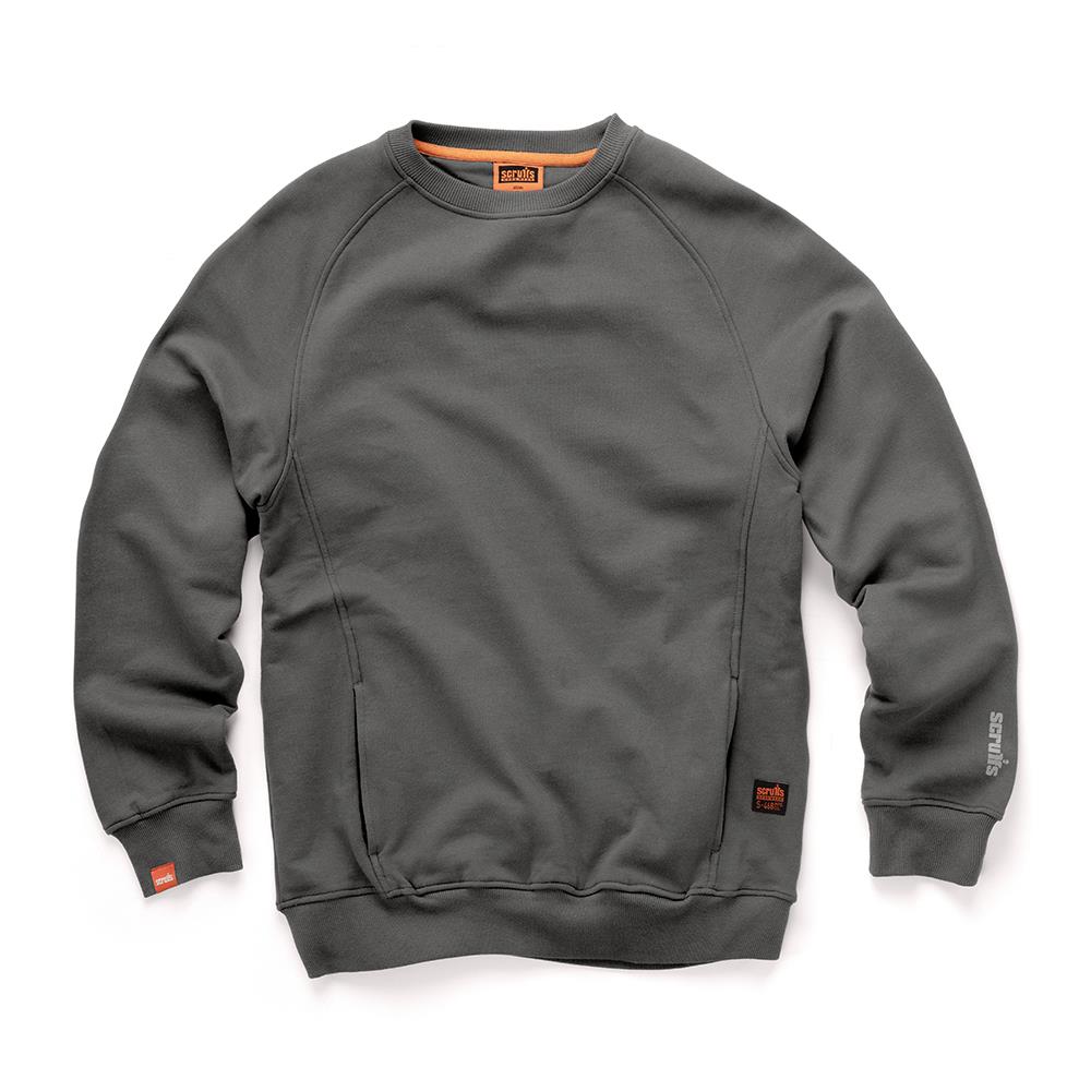 Scruffs Eco Worker Sweatshirt Graphite - Choose Size