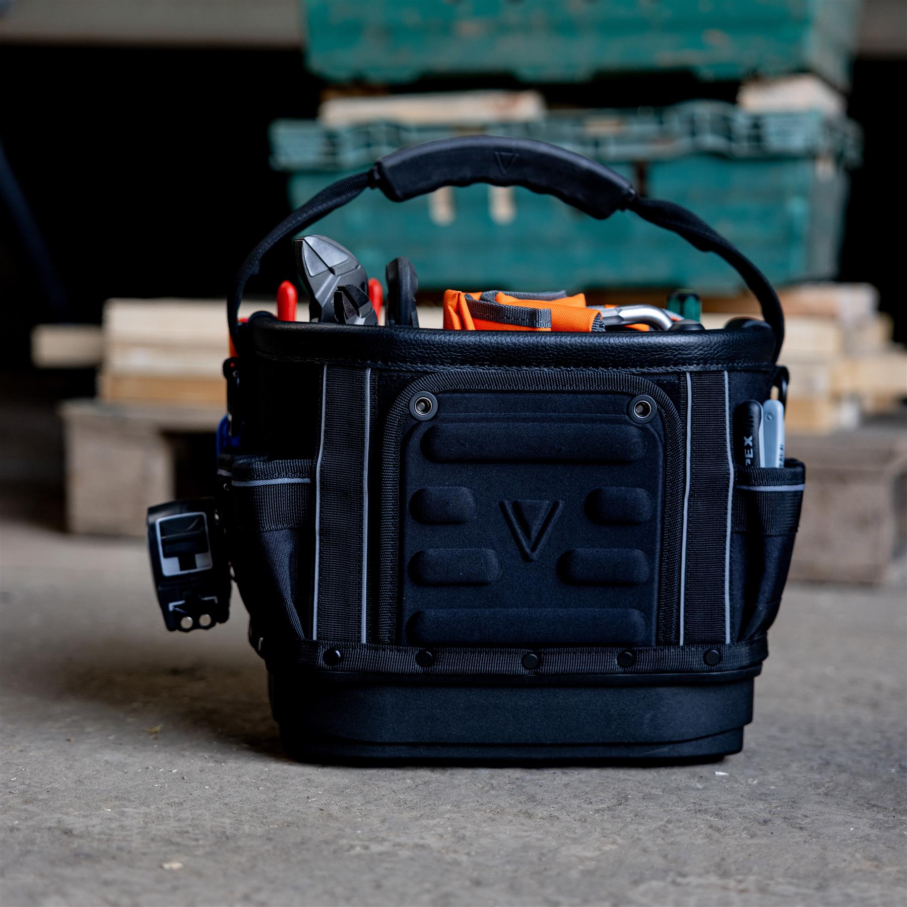 Velocity Rogue 30XS Open Tote Black OT-30XS-B  White Rose Tools