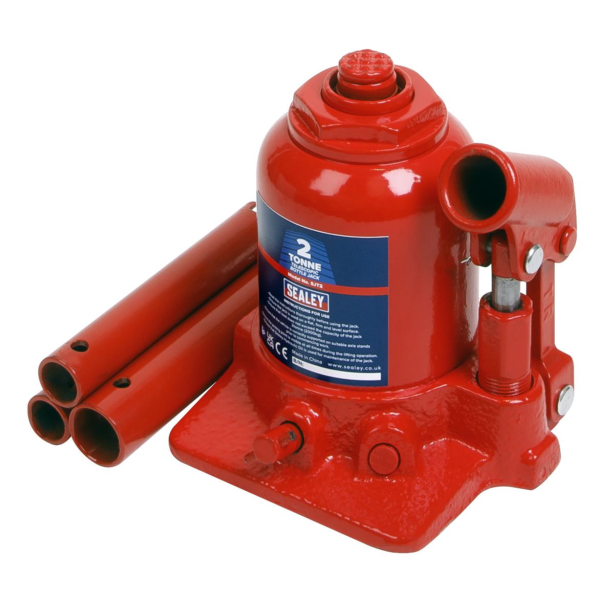 Sealey Telescopic Bottle Jack 2 Tonne 