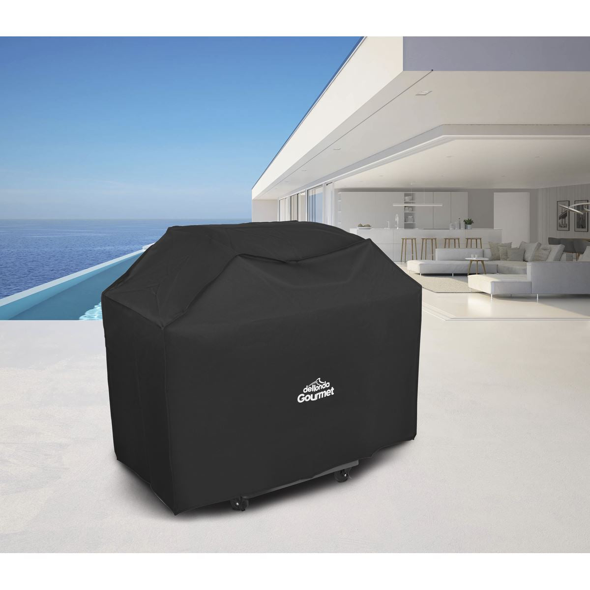 Dellonda Deluxe Oxford Style Water-Resistant Cover for BBQs, 1270 x 920mm