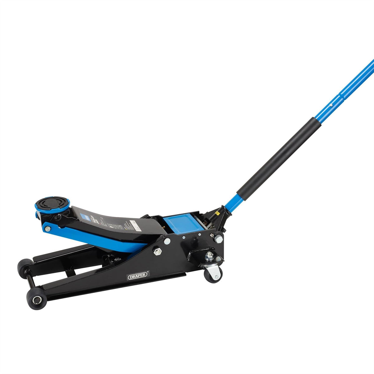 Draper Trolley Jack 2.25 Tonne Blue 28465  White Rose Tools