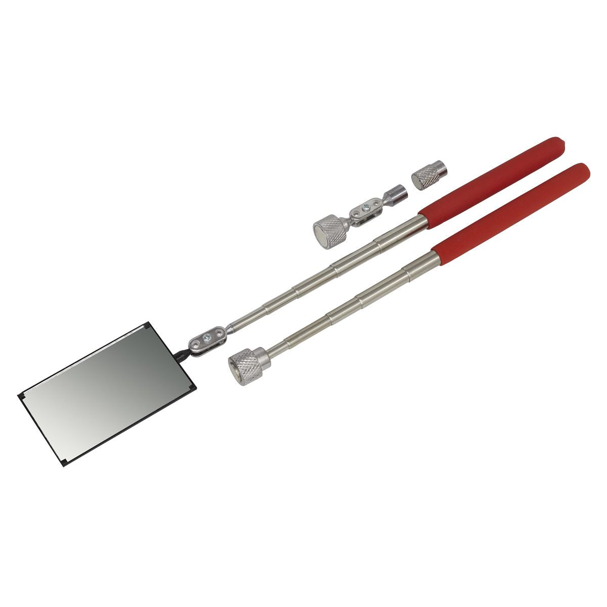 Siegen by Sealey Magnetic Pick-Up & Inspection Tool Kit 4pc 