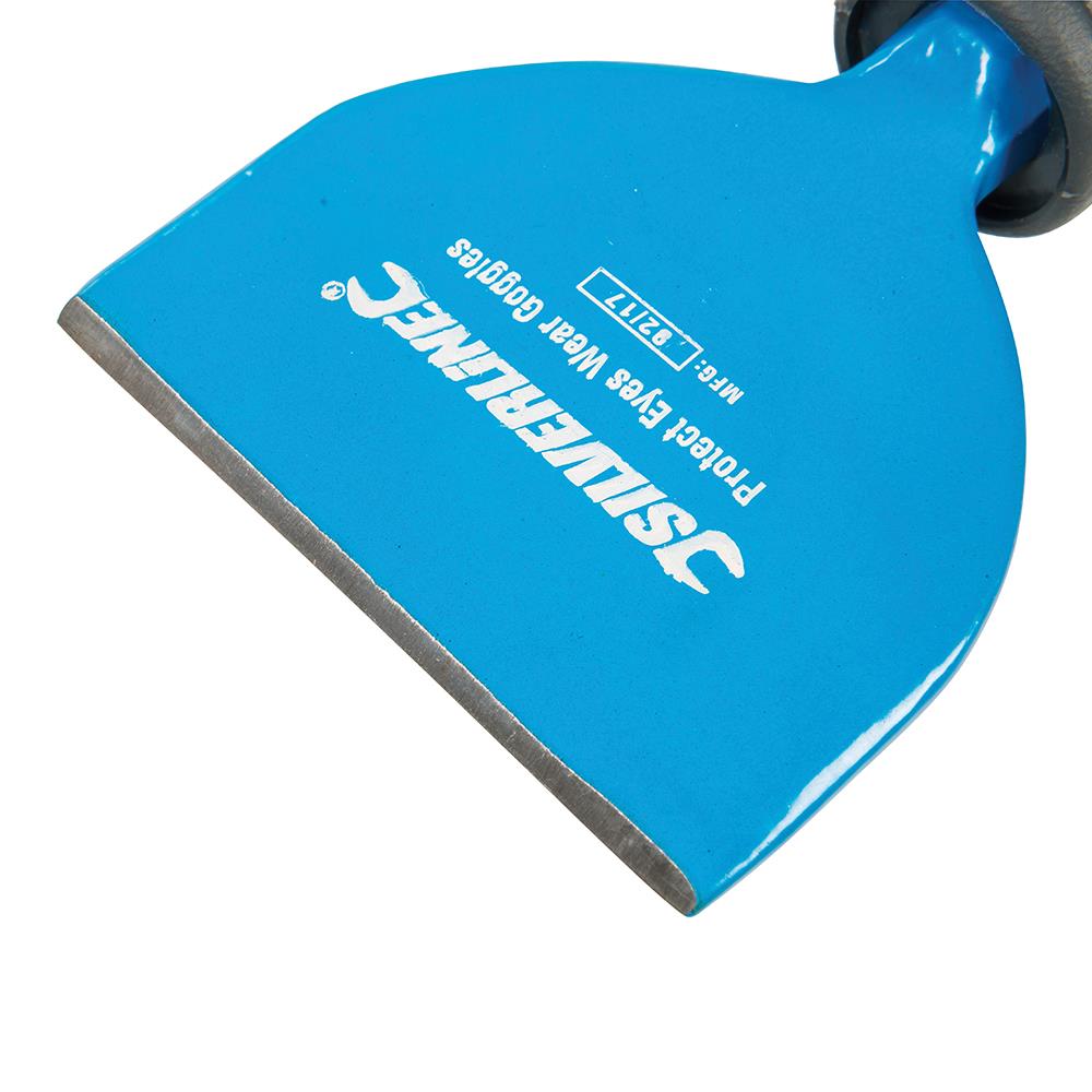 Silverline Bolster Chisel with Guard 100 x 220mm PC40  White Rose Tools