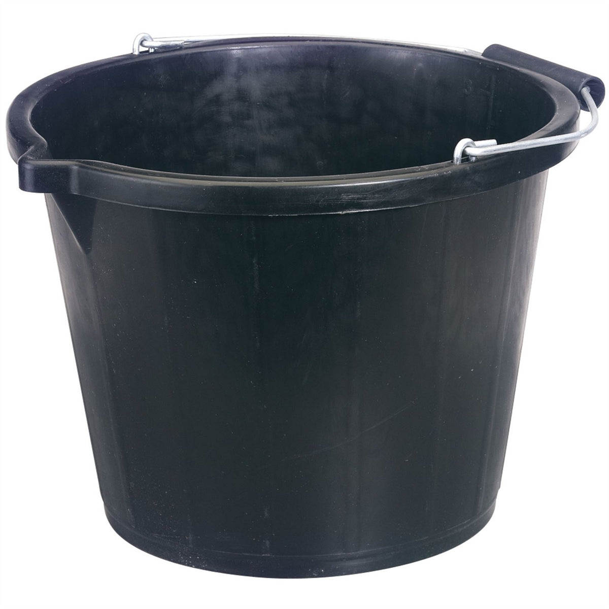 Draper Bucket 14.8L Black 31687  White Rose Tools