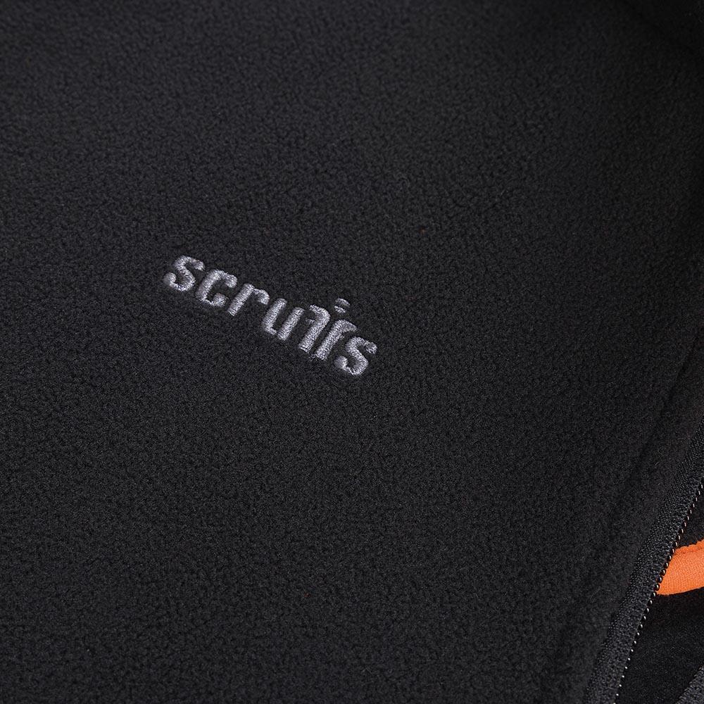 Scruffs Harbour Micro Fleece Jacket Black - Choose Size  White Rose Tools