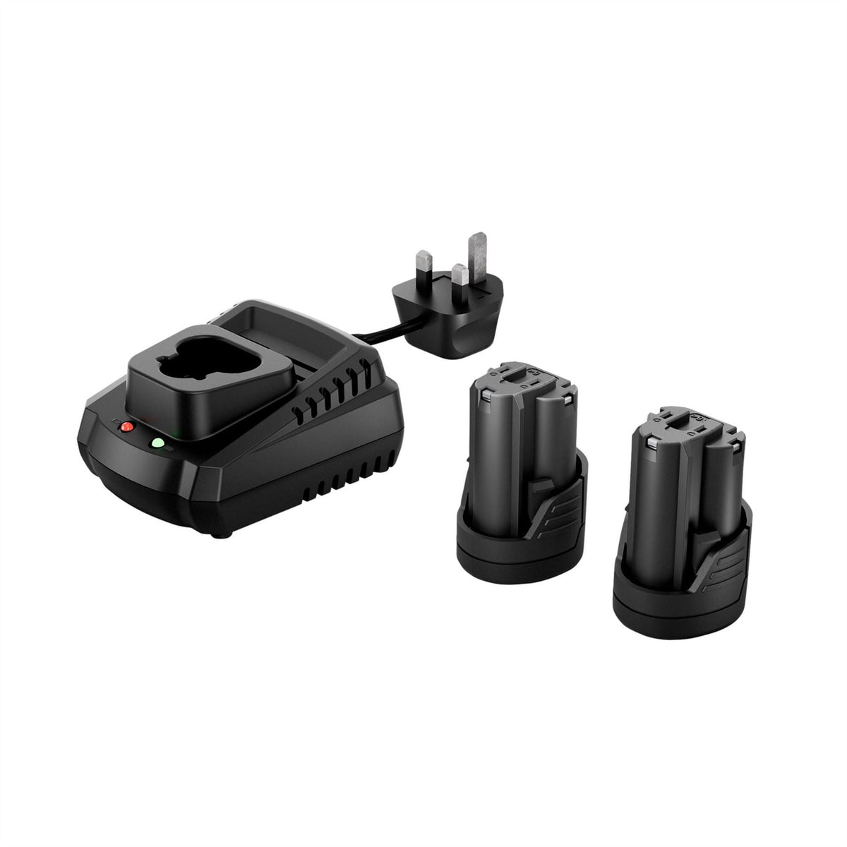 Draper DXPULSE 12V Brushless Ratchet Wrench Kit 1/2" Sq. Dr. 2 x 2.0Ah Batteries 1 x Charger 29542  White Rose Tools