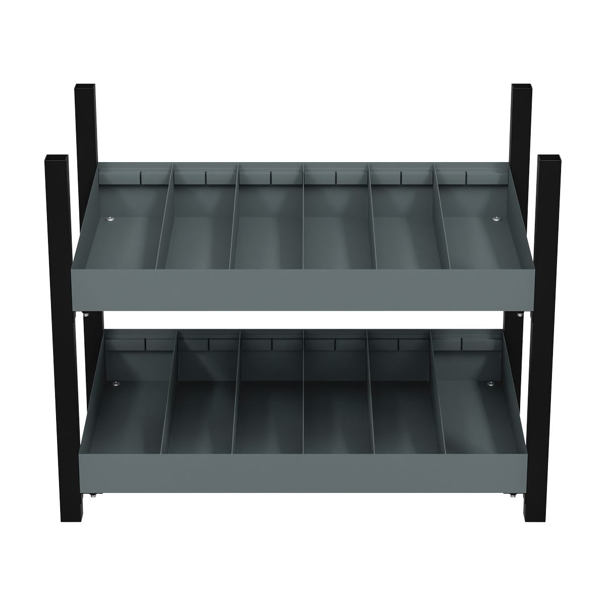 Sealey Modular Racking Mid Unit 2 Compartment Shelve 580mm  White Rose Tools