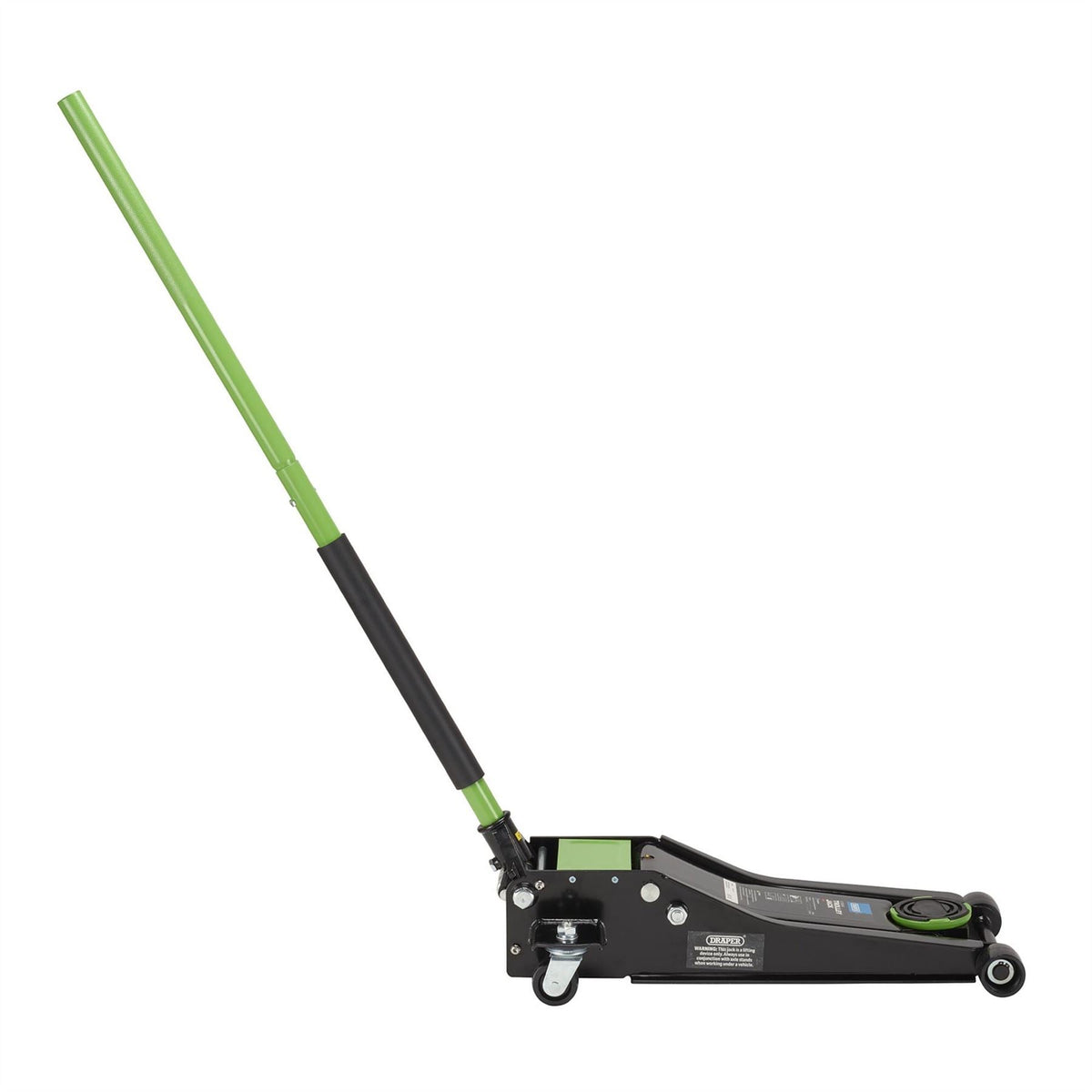 Draper Trolley Jack 3 Tonne Green 28485  White Rose Tools