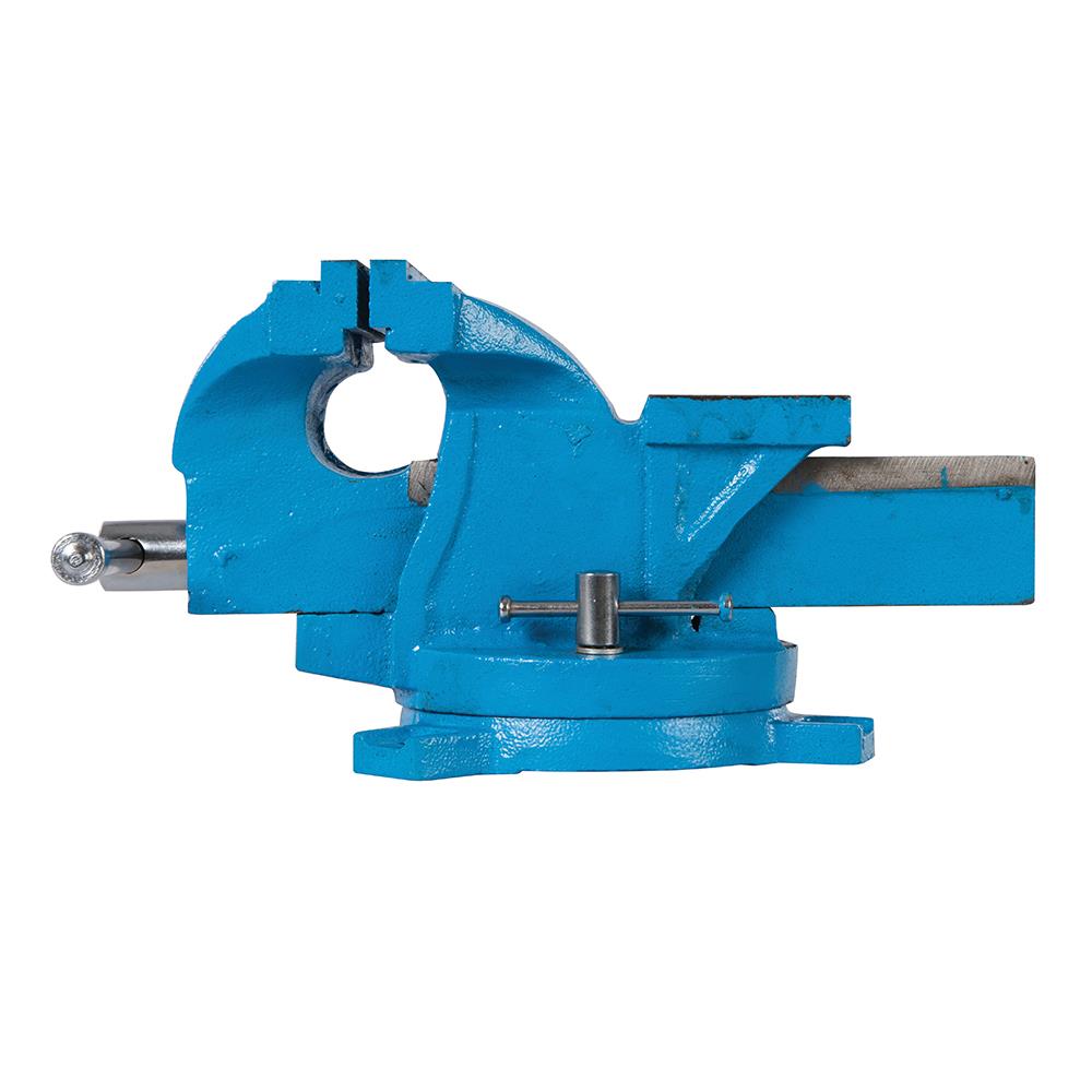 Silverline Workshop Vice Swivel Base Jaw Capacity 120mm / 8kg 580468