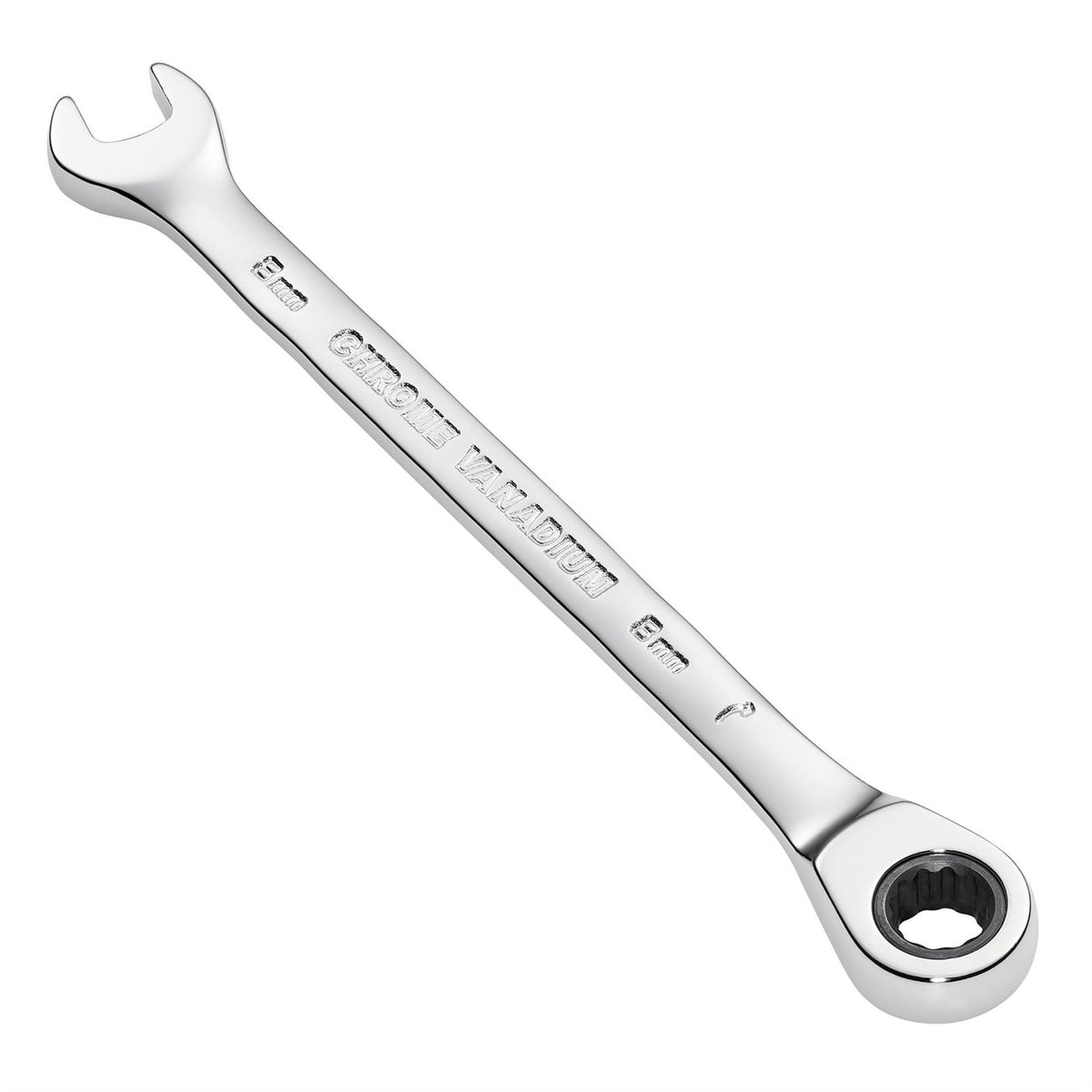 Draper Metric Ratcheting Combination Spanner 8mm 31005  White Rose Tools