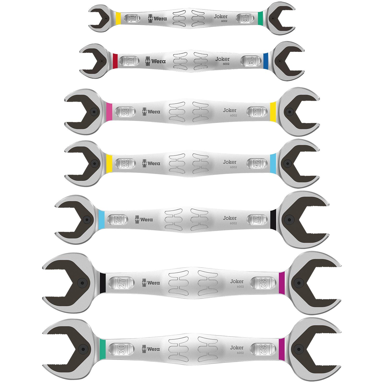 Wera 6002 Joker Double Open Ended Spanner Wrench Metric with Holding Function 